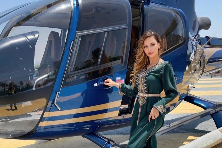 helicopter ride dubai inside