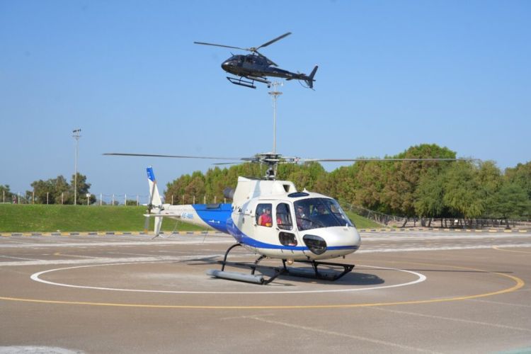 helicopter in dubai
