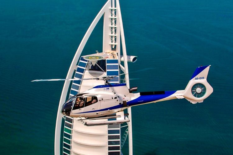 rent a helicopter in dubai