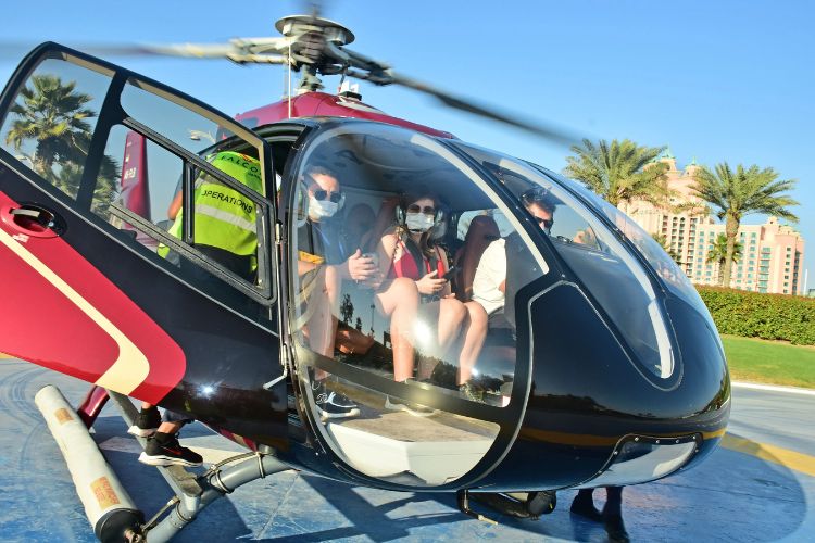 falcon helicopter ride dubai