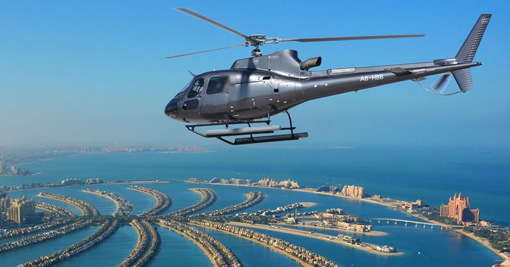 helicopter tour dubai