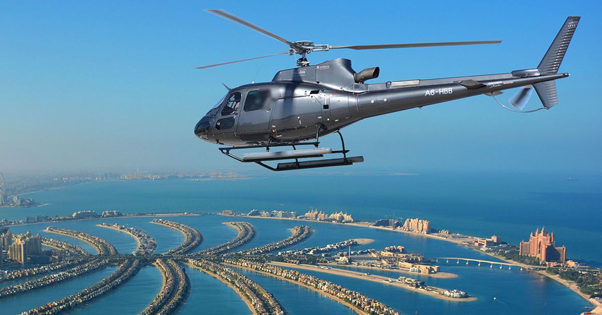 helicopter tour dubai