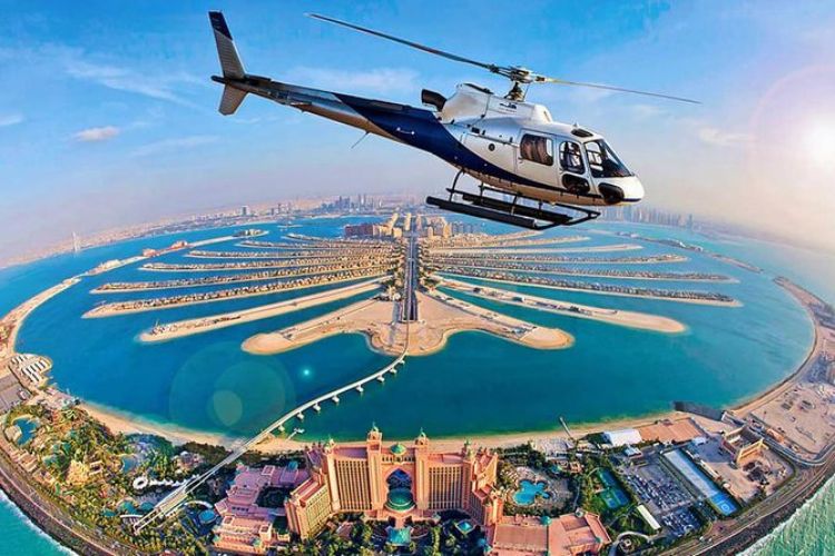 helicopter ride burj khalifa